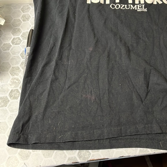 Mr Bruno Large Black I’m Too Sexy For my Hair Short Sleeve Graphic T Shirt - Picture 3 of 5